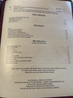 Marnee Thai menu