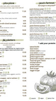 Treesome Natural Food Cafe menu