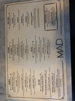 Mad Social menu