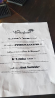 Julies Waterfront menu