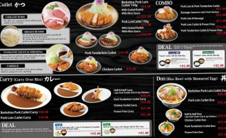 Katsu-hama menu