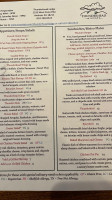 Thunderhead Lodge menu