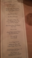 Orchard Canyon on Oak Creek menu