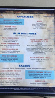 Blue Bull Grill menu