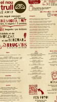 El Nou Trull menu