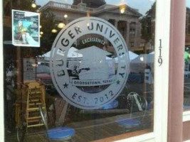 Burger University inside