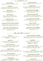 Vivo Italian Kitchen menu