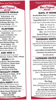 Moe's Original Bbq Auburn menu