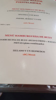 Sidrería Asador Fuentelamora menu