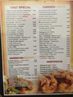 El Gran Valle menu