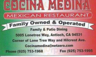 Cocina Medina Mexican food