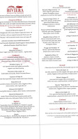 Riviera Focacceria  Italiana menu