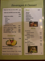 Pinto Thai Bistro menu