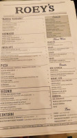 Roey's menu