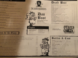 Schroeder's menu