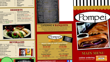 Pompei Little Italy menu