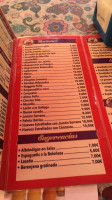 Casa Ladis menu