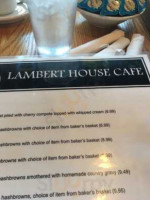 Lambert House Cafe food