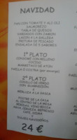 Montesol menu