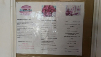 Wing-it Cafe menu