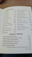 San Martín Gastrobar menu