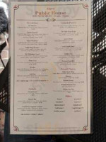 Aspen Public House menu