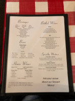 Federico Italiano menu