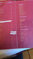 A Gloria menu