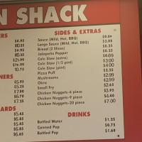 Harold's Chicken menu