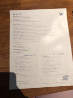 Italian Eatery menu