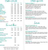 Kitch Cafe menu