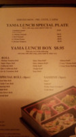 Yama Sushi food