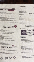 West Of Pecos menu