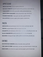 White Bull menu