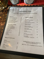 The Westbury Inn menu