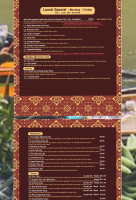 Thai Plates menu