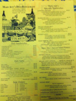 Mary Ann's Deli menu