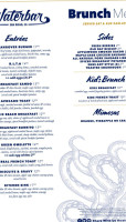 Waterbar menu