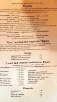 Esperpento menu