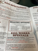 Egg Works menu