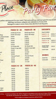 His Place Eatery menu