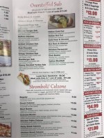 Roma Pizza menu