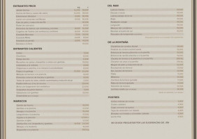 Bernain menu