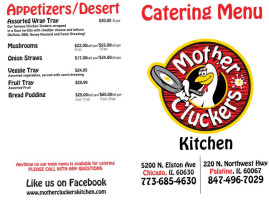 Mother Cluckers Kitchen Palatine menu