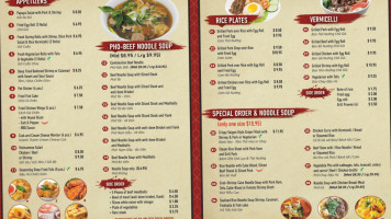 Pho Viet menu