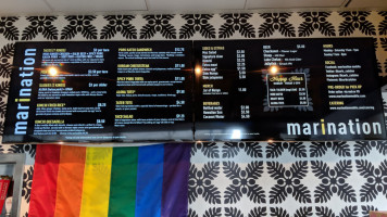 Marination menu