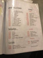 Can Punyetes menu