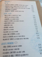 El Marinero Suances menu