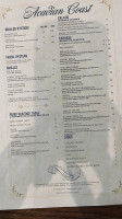 Acadian Coast menu