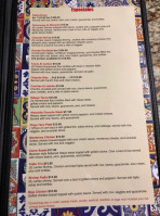 Villa Del Sol menu